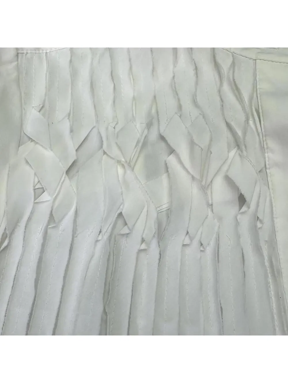 BCBGMAXAZRIA White Button-Down Blouse - Size XS